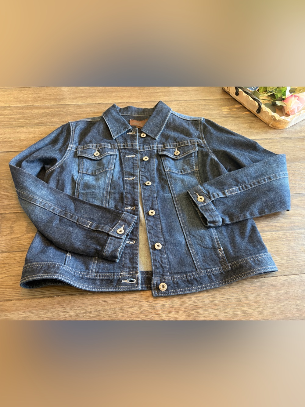Lee Women's Dark Blue Denim Jacket